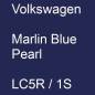 Preview: Volkswagen, Marlin Blue Pearl, LC5R / 1S.